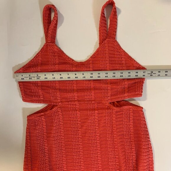 Lovers + Friends Women's Peek A Boo V Neck Sleeveless Pullover Mini Dress Size L - Picture 10 of 13